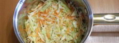 капустная начинка для пирога. Шаг 3