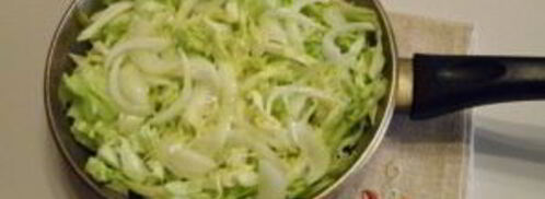 ленивый пирог с капустой. Шаг 3