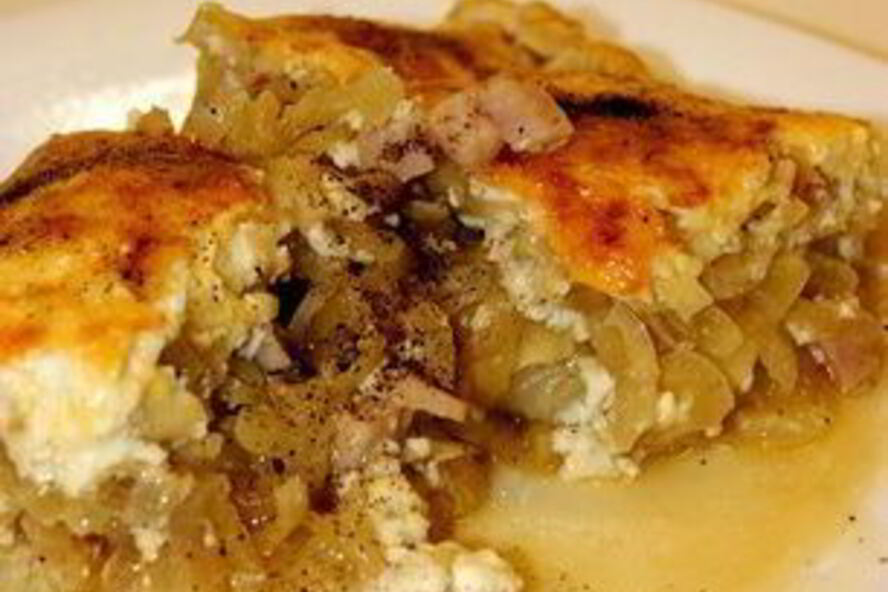 Рецепт лукового пирога