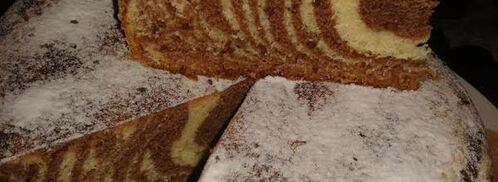 мраморный пирог из мультиварки. Шаг 9