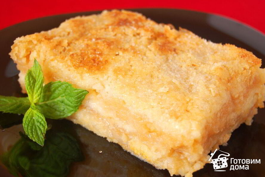 Рецепт насыпного яблочного пирога