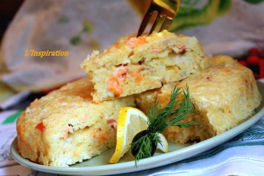 Рецепт очень нежного рыбного пирога