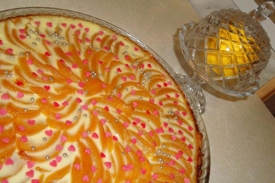 Рецепт персикового пирога