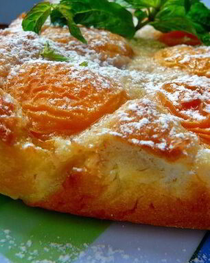 Пирог Абрикос с миндалем