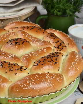 Пирог из пирожков Дружная семейка