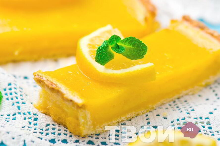 Рецепт пирога с лимонной начинкой