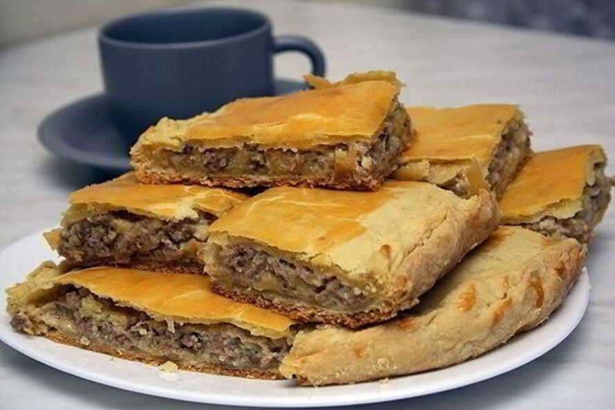 Рецепт пирога с мясом и картофелем