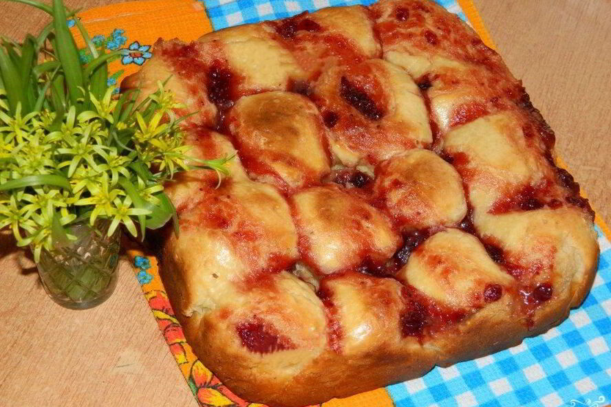 Рецепт пирога с творожным сыром