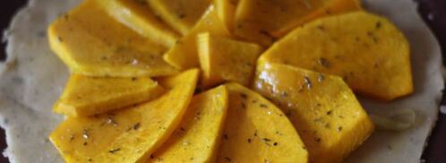 пирог с тыквой и козьим сыром. Шаг 5