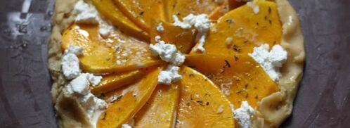 пирог с тыквой и козьим сыром. Шаг 6