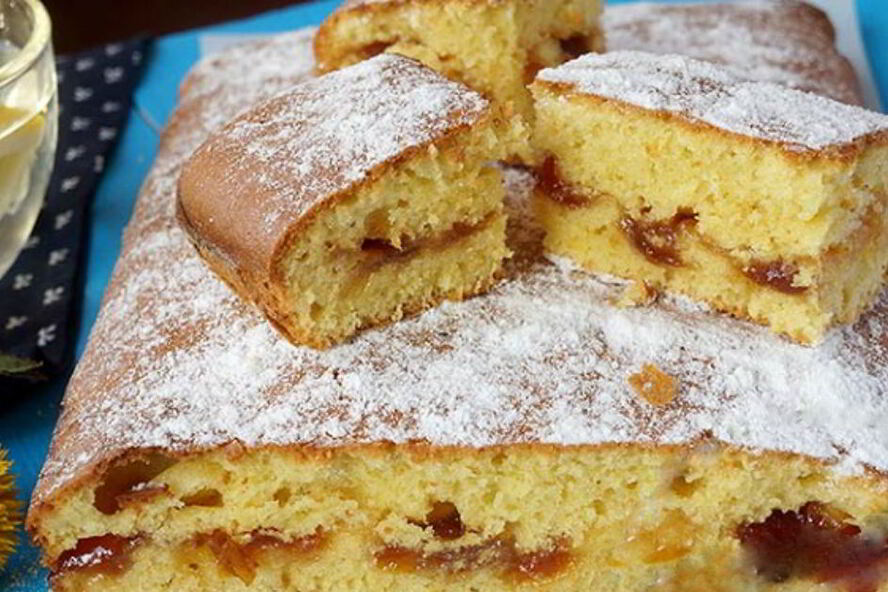 Рецепт пирога с вареньем