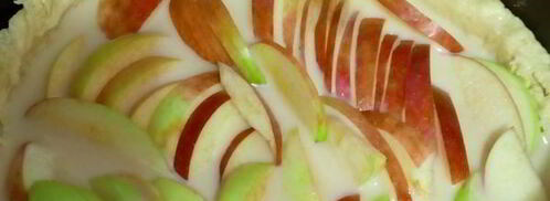 пирог с яблоками и фруктовым пюре. Шаг 5