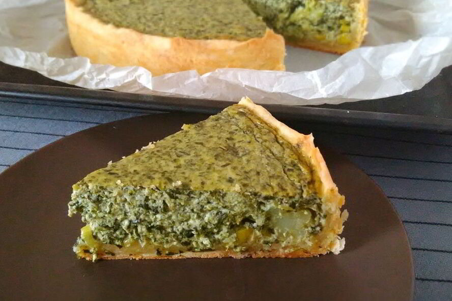 Рецепт пирога со шпинатом