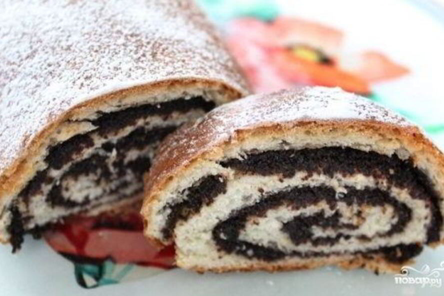 Рецепт постного пирога с маком