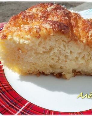 Сахарный пирог со сливками