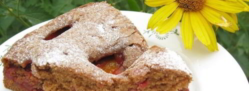 шоколадный сливовый пирог. Шаг 9