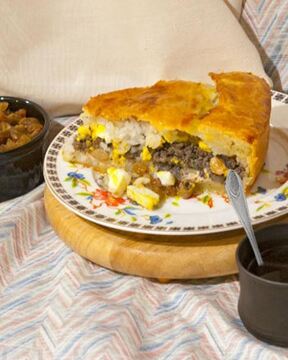 Татарский пирог с рисом