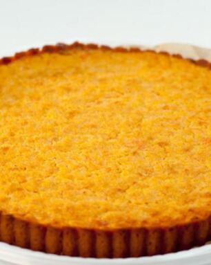 Тыквенный пирог из песочного теста