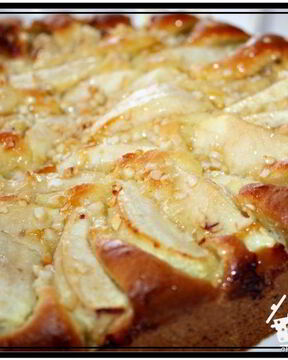 Яблочный пирог на йогурте