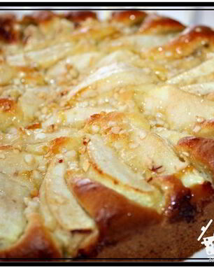 Яблочный пирог на йогурте