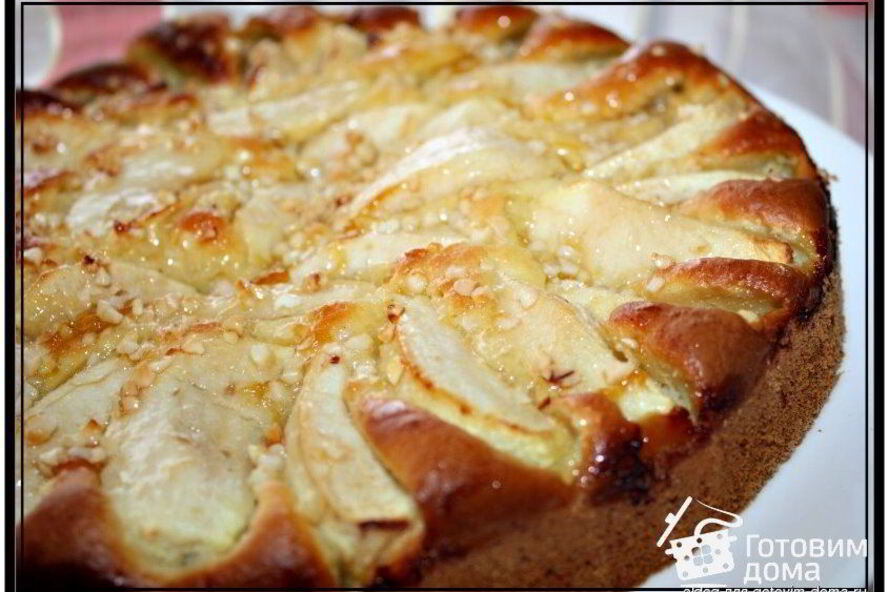 Рецепт яблочного пирога на йогурте
