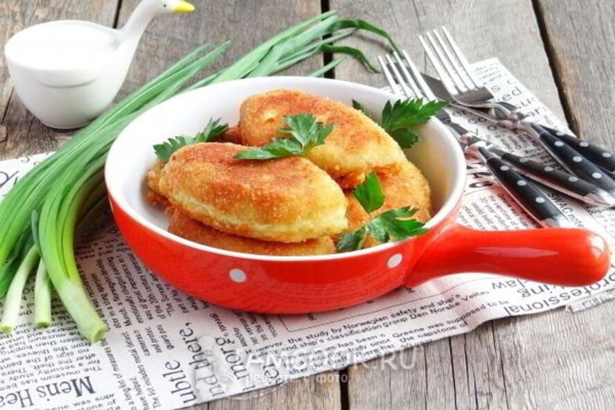 Рецепт картофельных пирожков с грибами