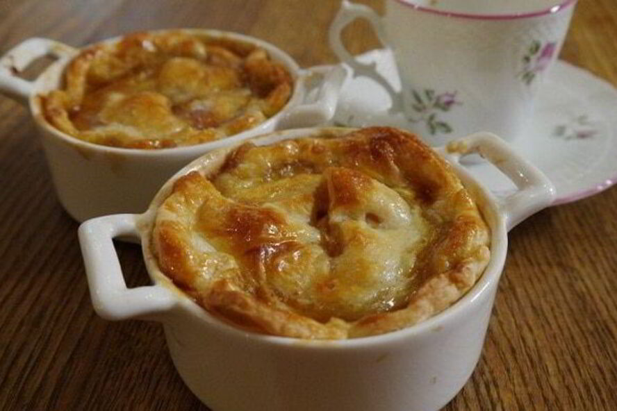 Рецепт мини-пирожков с яблоками