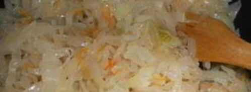 начинка из квашеной капусты для пирожков. Шаг 4