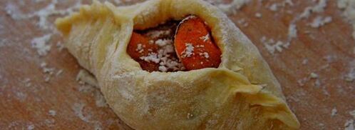 открытые пирожки с абрикосами. Шаг 5