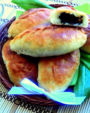 Пирожки печеные со щавелем