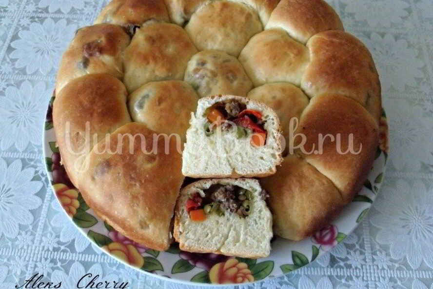 Рецепт пирожков с фаршем и овощами