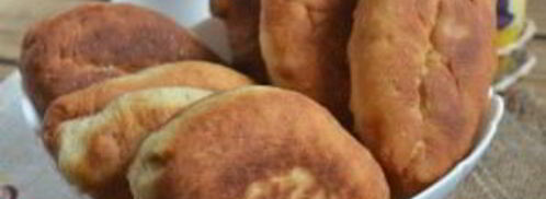 пирожки с луком на кефире. Шаг 12