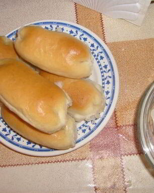 Пирожки с рисом и рыбой