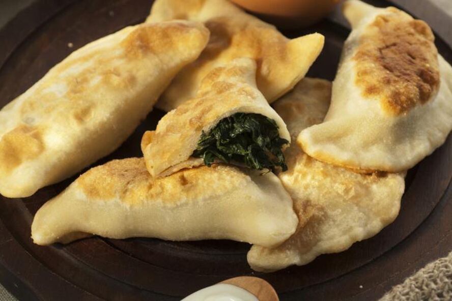 Рецепт пирожков с зеленью