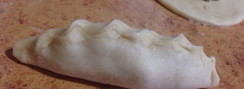 скороспелые пирожки с печенью и овощами. Шаг 8