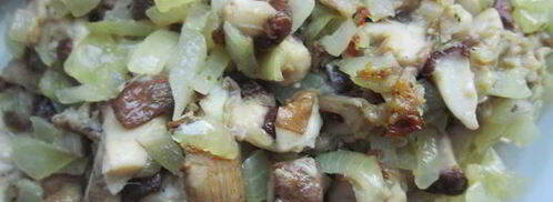 творожные пирожки с грибами. Шаг 2