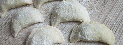 творожные пирожки с грибами. Шаг 5