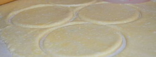яблочные пирожки из сырного теста. Шаг 9