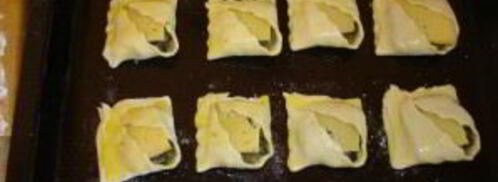 закусочные пирожки с грибами и сыром. Шаг 4