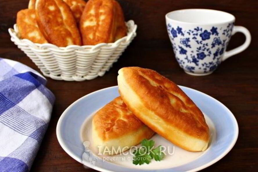 Рецепт жареных пирожков с грибами