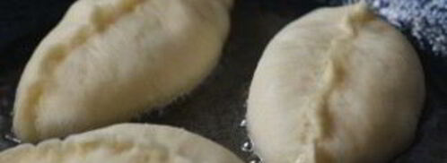 жареные пирожки с картошкой без дрожжей. Шаг 6