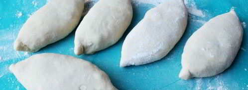 жареные пирожки с зеленым луком и яйцом. Шаг 8