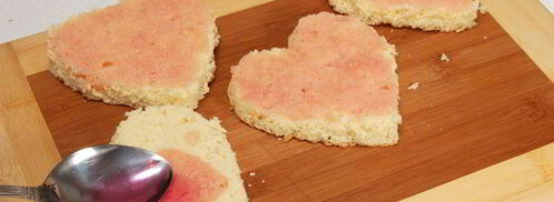 бисквитные пирожные признание в любви. Шаг 6