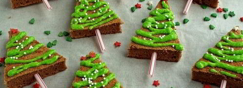 брауни елочки. Шаг 16