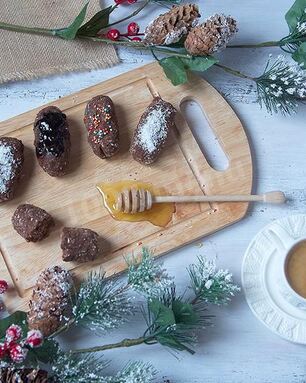 Диетическое пирожное картошка