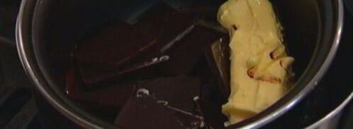 кофейный брауни с черным и белым шоколадом. Шаг 3