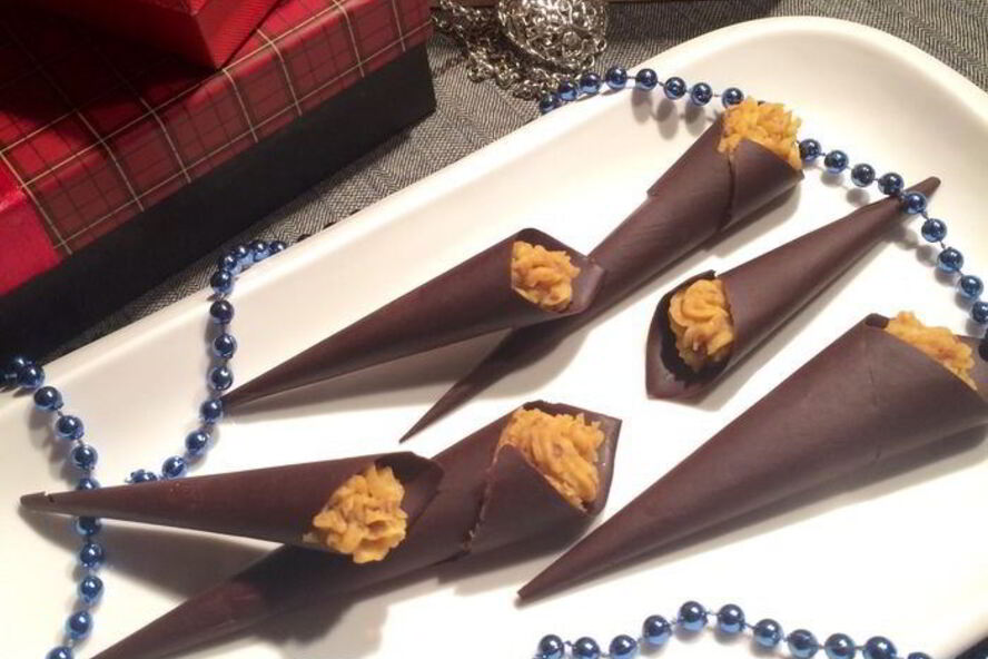 Рецепт конфет-пирожных с любовью