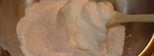 миндальные экспресс-пирожные с двумя видами шоколада. Шаг 2