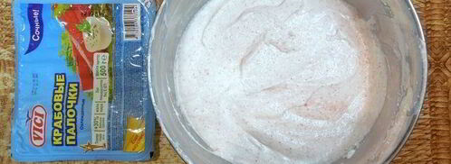 муссовое пирожное экзотический краб. Шаг 22