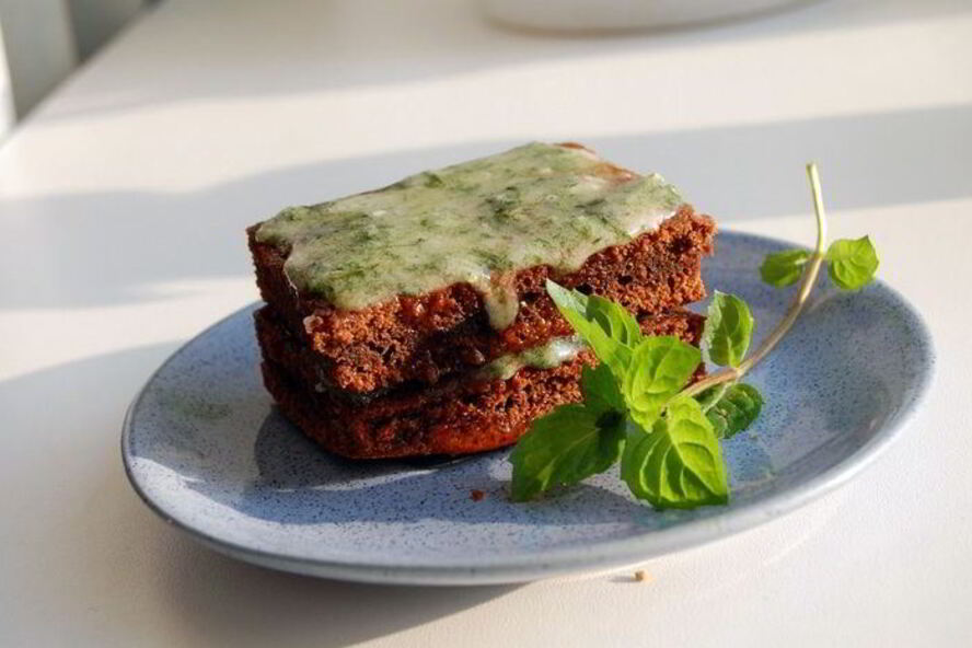 Рецепт мятных брауни